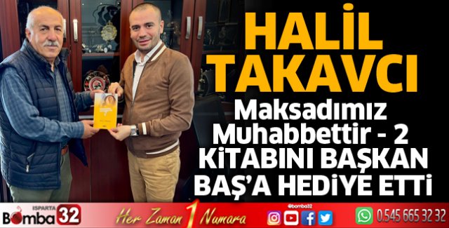 Halil Takavcı yeni kitabını çıkardı