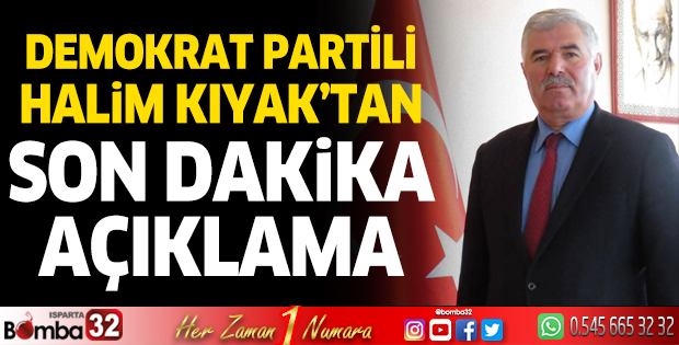 Halim Kıyak'tan son dakika açıklama
