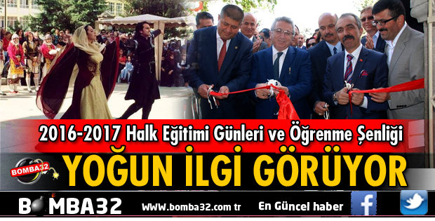 HALK EĞİTİM GÜNLERİ YOĞUN İLGİ GÖRÜYOR