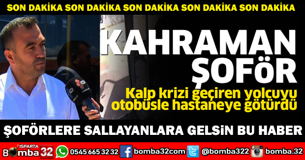 HALK OTOBÜS ŞOFÖRÜNDEN KAHRAMANLIK