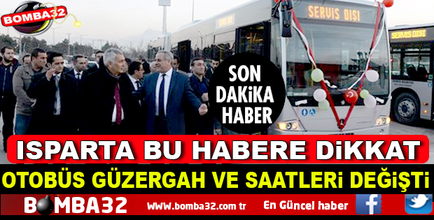 HALK OTOBÜSLERİ GÜZERGAH VE HAREKET SAATLERİ DEĞİŞTİ