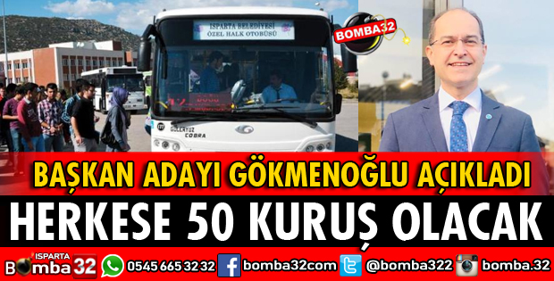 HALK OTOBÜSLERİ HERKESE 50 KURUŞ OLACAK