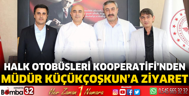 Halk Otobüsleri Kooperatifi’nden Küçükçoşkun’a ziyareti