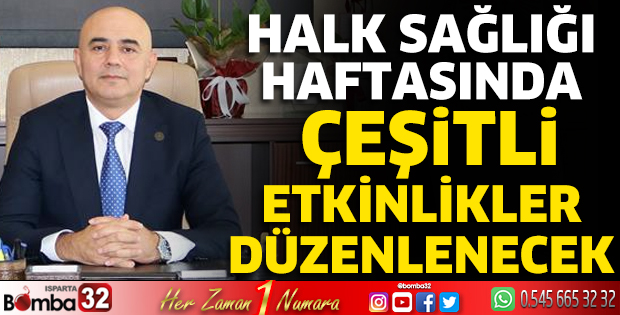 Halk Sağlığı Haftasında çeşitli etkinlikler düzenlenecek