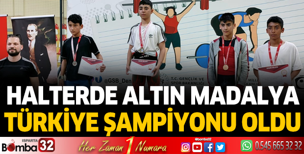 Halterde Altın Madalya