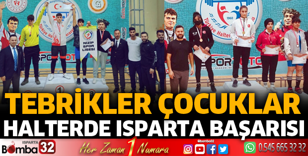 Halterde Isparta başarısı