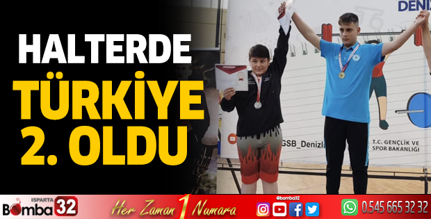 Halterde Türkiye derecesi 
