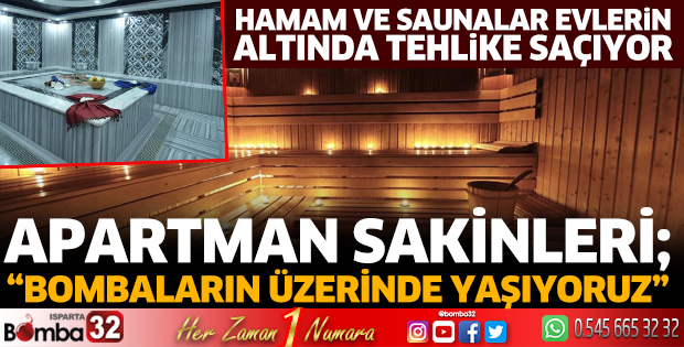 Hamam, saunalar tehlike saçıyor