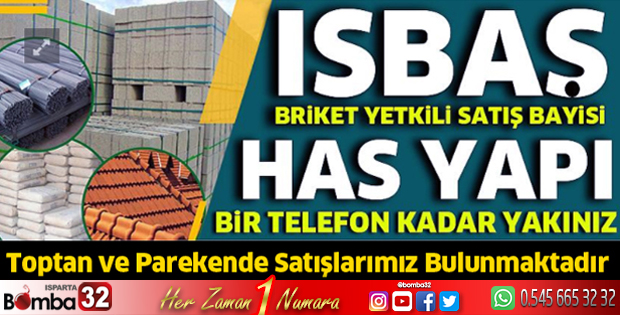 HAS YAPI ISBAŞ YETKİLİ BAYİSİ OLARAK HİZMET VERMEKTEYİZ