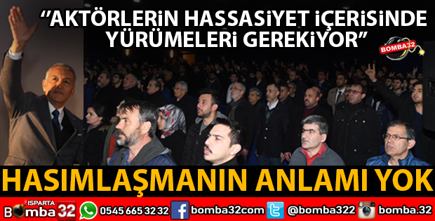 HASIMLAŞMANIN ANLAMI YOK!