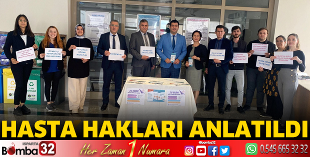 Hastalara hakları anlatıldı