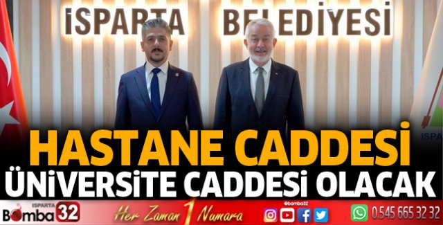 Hastane Caddesi, bundan sonra Üniversite Caddesi olacak
