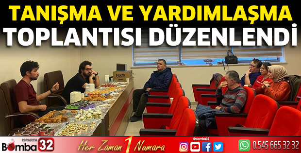 Hastanede tanışma ve yardımlaşma toplantısı düzenlendi 