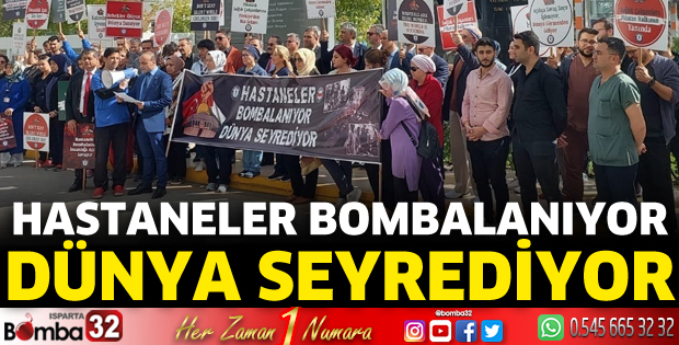 Hastaneler bombalanıyor dünya seyrediyor