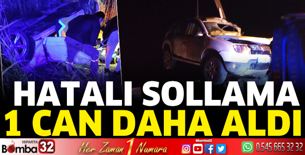 Hatalı sollama 1 can daha aldı