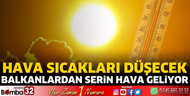 Hava sıcaklıkları düşecek