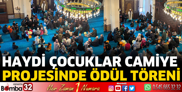 Haydi Çocuklar Camiye projesinde ödül töreni