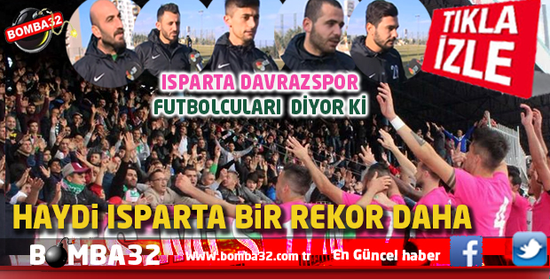 HAYDİ ISPARTA BİR REKOR DAHA ...