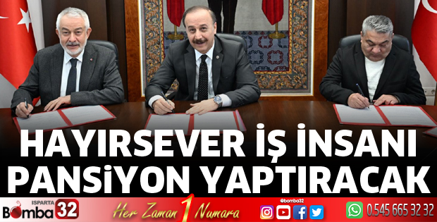 Hayırsever İş İnsanı Pansiyon Yaptıracak