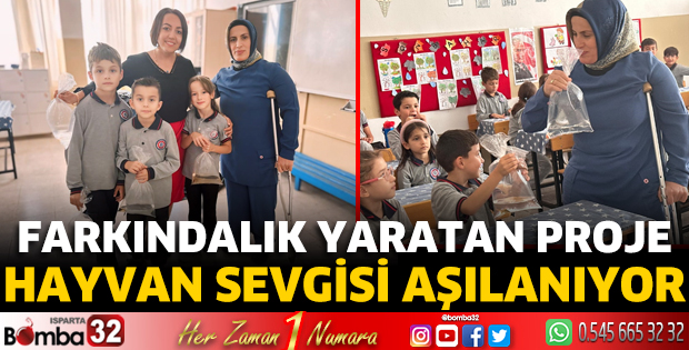 Hayvan sevgisi aşılanıyor