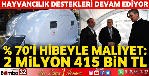 Hayvancılık destekleri devam ediyor