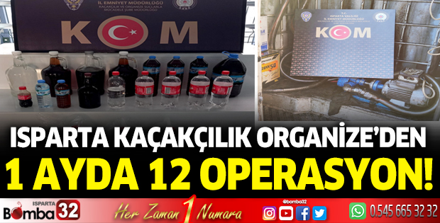 Haziran ayında 12 operasyon 