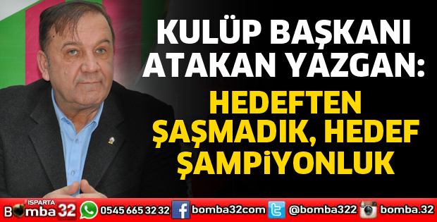 HEDEF ŞAMPİYONLUK