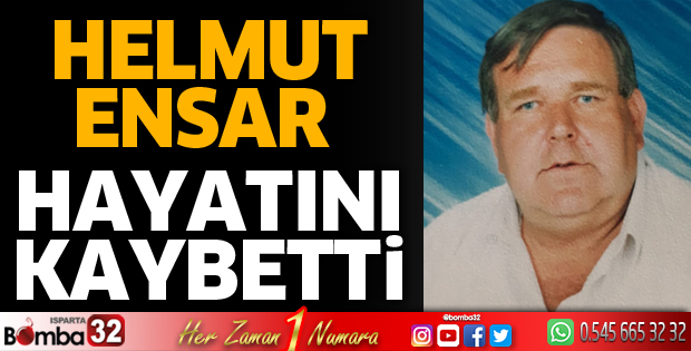 Helmut Ensar vefat etti