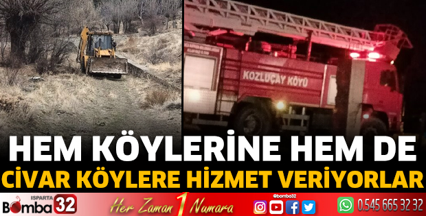 Hem köylerine hem de civar köylere hizmet veriyorlar