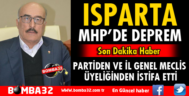 HEM PARTİDEN HEM İL GENEL MECLİS ÜYELİĞİNDEN İSTİFA ETTİ