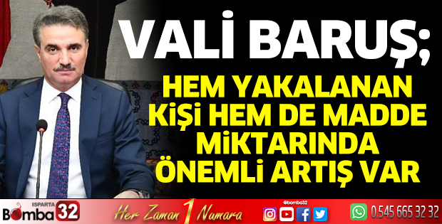 Hem yakalanan kişi hem de madde miktarında önemli artış var