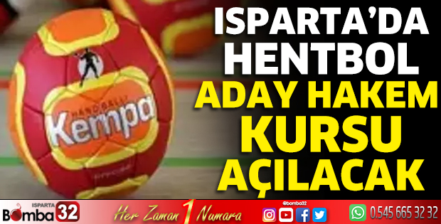 Hentbol Aday Hakem Kursu açılacak