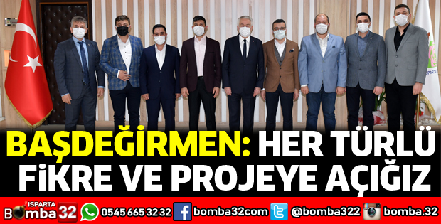 Her türlü fikre ve projeye açığız