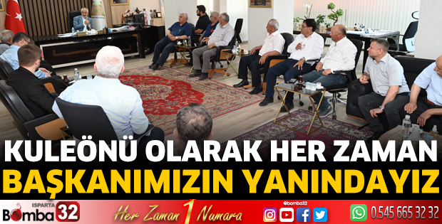 Her zaman başkanımızın yanındayız 