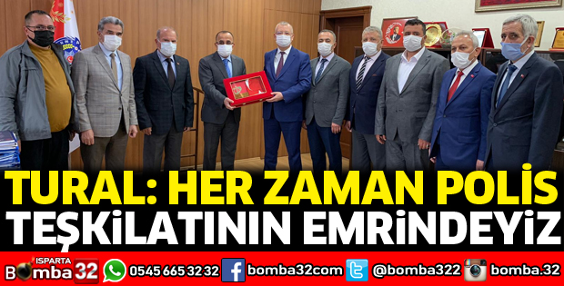 Her zaman polis teşkilatının emrindeyiz