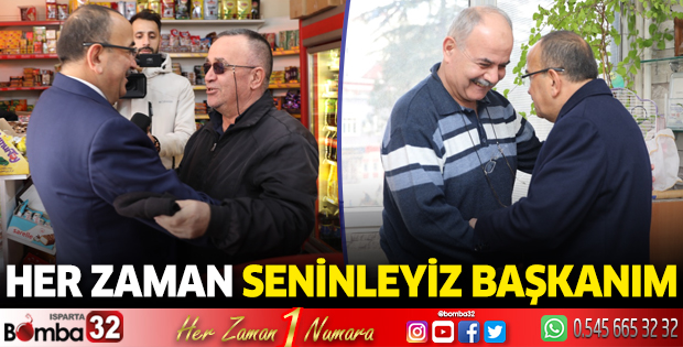Her zaman seninleyiz başkanım