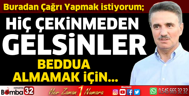 Hiç çekinmeden gelsinler