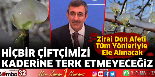 Hiçbir çiftçimizi kaderine terk etmeyeceğiz