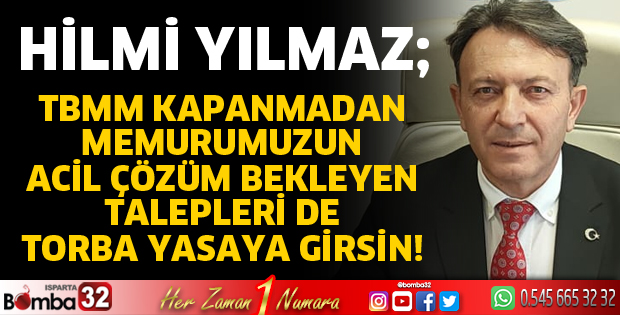 Hilmi Yılmaz’dan önemli açıklamalar