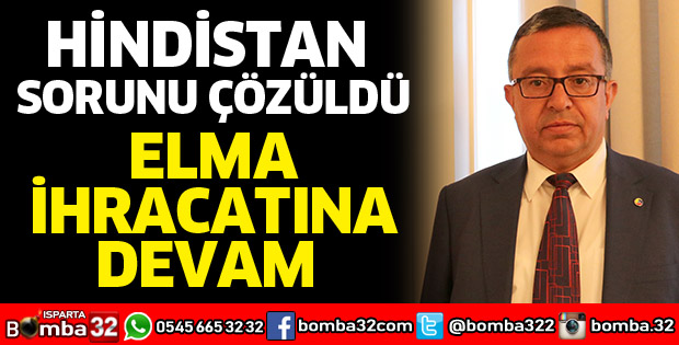 Hindistan'a elma ihracatında büyük engel kalktı