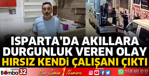 Hırsız kendi çalışanı çıktı
