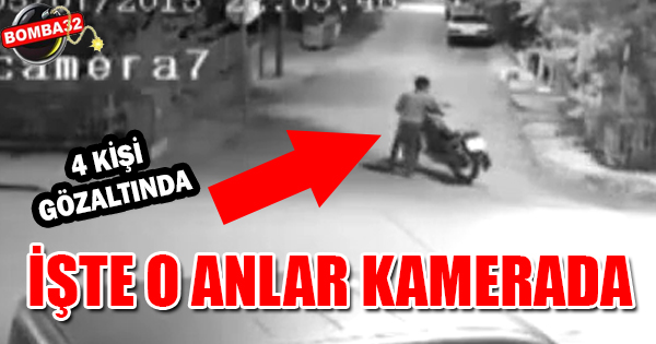 HIRSIZLIK ANI  KAMERADA 
