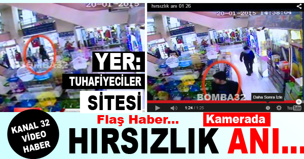 Hırsızlık anı...