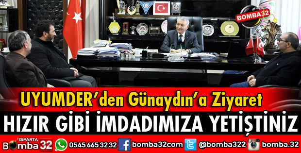HIZIR GİBİ İMDADIMIZA YETİŞTİNİZ