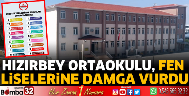 Hızırbey Ortaokulu, Fen Liselerine Damga Vurdu