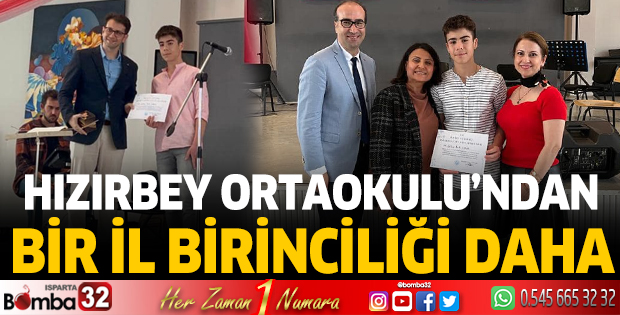Hızırbey Ortaokulu’ndan bir il birinciliği daha