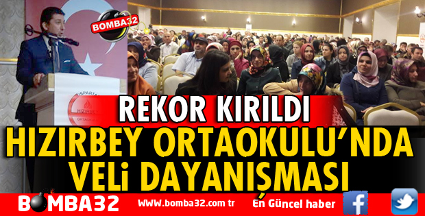 HIZIRBEY ORTAOKULU'NDA VELİ DAYANIŞMASI