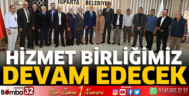 Hizmet birliğimiz devam edecek