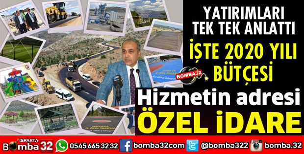 HİZMETİN ADRESİ ÖZEL İDARE