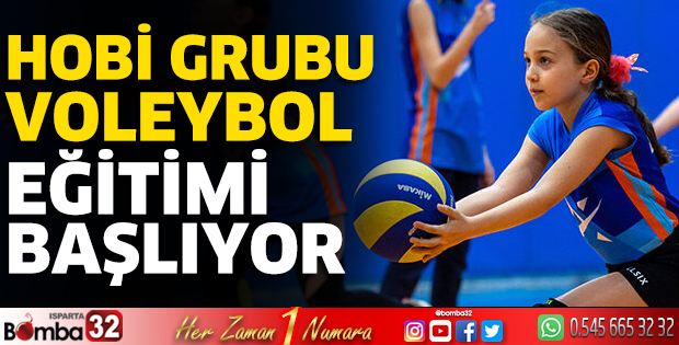 Hobi Grubu Voleybol Eğitimi başlıyor